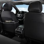 Coverado Automotive Seat Covers Full Set, Luxury Car Seat Covers, Leather Seat Covers, Mesh Design, Black Driver Seat Protectors, Universal Fit for SUVs, Trucks, Sedans
