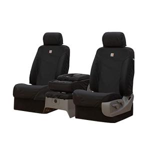 Covercraft Carhartt Super Dux SeatSaver Custom Seat Covers for 2019-2026 Chevrolet Silverado/GMC Sierra 1500, 2020-2026 2500/3500-1st Row 40/20/40 Bench Seat, Super Dux Black