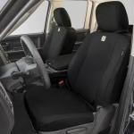 Covercraft Carhartt Super Dux SeatSaver Custom Seat Covers for 2019-2026 Chevrolet Silverado/GMC Sierra 1500, 2020-2026 2500/3500-1st Row 40/20/40 Bench Seat, Super Dux Black