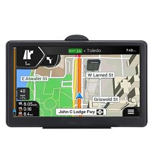 GPS Navigator for Car, Latest 2025 Map 7 inch Touch Screen GPS for Car 256-16GB, Voice Turn Direction Guidance, Speed and Red Light Warning, Pre-Installed North America Lifetime map Free Update