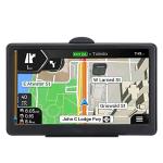 GPS Navigator for Car, Latest 2025 Map 7 inch Touch Screen GPS for Car 256-16GB, Voice Turn Direction Guidance, Speed and Red Light Warning, Pre-Installed North America Lifetime map Free Update