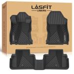 LASFIT Floor Mats Fit for Subaru Forester 2019-2024, All Weather TPE Custom Fit Easy Clean Durable No-Curling Floor Liners for Subaru Forester 2024 2023 2022 2021-2019 1st & 2nd Row Car Mats