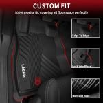 LASFIT Floor Mats Fit for Subaru Forester 2019-2024, All Weather TPE Custom Fit Easy Clean Durable No-Curling Floor Liners for Subaru Forester 2024 2023 2022 2021-2019 1st & 2nd Row Car Mats