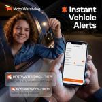 GPS Tracker for Vehicles, No Monthly Fee, No Subscription with Real-Time Location, Mileage Tracking, Speeding Monitoring, Route History, Geofence, OBD, for Fleets & Families, USA, Moto Watchdog