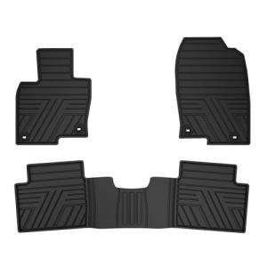 All Weather Floor Mats Custom Fit for Mazda CX-5 2017-2025 Waterproof Heavy Duty Anti-Slip Car Mats, 1st & 2nd Row Full Black