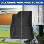Michelin Premier Series Floor Mats for 2017-2023 Tesla Model 3, 3PCS, All-Weather Floor Liner, Custom Fit, Durable TPE, Non-Slip,Not Fit 2024+ Model 3 Highland
