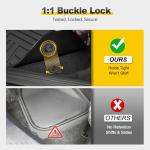 All Weather Floor Mats Custom Fit for Mazda CX-5 2017-2025 Waterproof Heavy Duty Anti-Slip Car Mats, 1st & 2nd Row Full Black