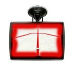 GPS Navigator for Car Truck RV, 2025 Latest Maps, 7-inch Touch Screen with Voice Guidance, Speed Limit & Red Light Camera Alerts (GPS with 1 Charger)