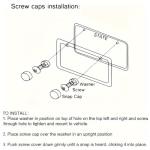 Fashion Super Slim Matte Pink License Plate Frames,Exclusive License Plate Covers,Weather Proof License Plate Holder for Women(2 Frames Pink)