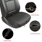 Auto Newer Breathable Universal Four Seasons Car Seat Covers, Luxury Car Seat Cushion,Protectors for Front Seat Bottoms,Compatible with 95% Vehicles(Black,1PCS)