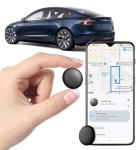 GPS Tracker for Vehicles - Car GPS Tracker Device, Real-Time Mini Vehicle Tracker, No Subscription & No SIM Card Required, Works with Android and iOS