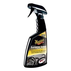 Meguiar's G4016 Supreme Shine Protectant, 16 Oz, Car Interior Cleaner/Protectant for UV Rays Helps Prevent Fading, Cracking, and Aging, Spray Bottle for Spray-on Application and Easy Removal