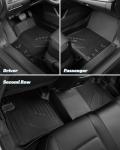 COTAZA Floor Mats Full Set for Nissan Rogue 2021-2025 2026 Accessories, All Weather Floor Mats Cargo Liner for Back of SUV, Rubber Mats for Car Floor, Custom Fit Mat Heavy Duty Trunk Liner Black