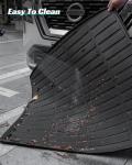 COTAZA Floor Mats Full Set for Nissan Rogue 2021-2025 2026 Accessories, All Weather Floor Mats Cargo Liner for Back of SUV, Rubber Mats for Car Floor, Custom Fit Mat Heavy Duty Trunk Liner Black