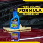 Meguiar's Hybrid Ceramic Wax, Easy-to-Use Spray Wax for Car Detailing with the Superior Protective Power of Advanced SiO2 Hybrid Barrier Technology, 26 Oz Spray Bottle