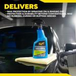 Meguiar's Hybrid Ceramic Wax, Easy-to-Use Spray Wax for Car Detailing with the Superior Protective Power of Advanced SiO2 Hybrid Barrier Technology, 26 Oz Spray Bottle