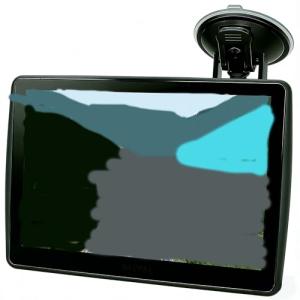 7 Inch GPS Navigator for Car Truck RV, 2025 Latest Map GPS for Car with Free Lifetime Updates, Voice Guidance, Speed Alerts, Custom Routing, HD Touchscreen (Blue)