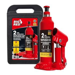 Big Red 2 Ton Hydraulic Bottle Jack with Case