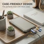 Nanxudyj AUX Cord 6ft,3.5mm Stereo Audio Cable 90 Degree Nylon Braided 3.5mm Male to Male Stereo Aux Cables Right Angle TRS Cable Portable Compatible for Headphone, car,Tablets, Speakers