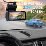 2.5K QHD Dash Cam with Night Vision & 32GB Card