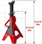 Big Red Hydraulic Trolley Jack with Stands, 2 Ton