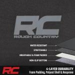 Rough Country Neoprene Front Seat Covers for Chevy Silverado & GMC Sierra 1500 (2019-2026) - Waterproof & UV Resistant, Foam Padded, Front Row Cover Set