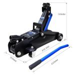 ANTPOWER 2 Ton Floor Jack,with Wheels for Secure Lifting,Fast Lift Floor Jack, Quick Lift Pump for Sport Utility Vehicle,Providing Stable Support for Various Cars,lifting range of 5.31" to 13" (2 Ton)
