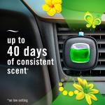 Febreze Car Air Freshener, Odor-Fighting Automotive Vent Clip, Scented Car Accessories, Long Lasting for Strong Odors, Gain Original Scent, 4 Count
