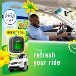 Febreze Car Air Freshener, Odor-Fighting Automotive Vent Clip, Scented Car Accessories, Long Lasting for Strong Odors, Gain Original Scent, 4 Count