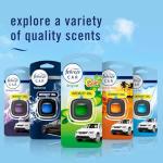 Febreze Car Air Freshener, Odor-Fighting Automotive Vent Clip, Scented Car Accessories, Long Lasting for Strong Odors, Gain Original Scent, 4 Count