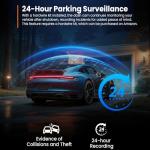 4K Dash Cam Front with Built-in WiFi, Dash Camera for Cars, 32GB Card Included, Super Night Vision Dash Camera, Loop Recording Car Camera, G-Sensor, 24H Parking Monitor, Supports Up to 256GB