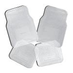 Zento Deals Car Floor Mat - Clear All Weather Floor Mat - Heavy Duty Weather Protection Mats – Universal Fit 4pc Front and Rear – Non Slip Car Van SUV Protection Liner