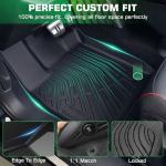 Floor Mats for Ford Focus Hatchback 2012-2018, Custom Fit Floor Liner for Focus SE/S/SEL/Titanium, TPE Waterproof Anti-Slip Full Set Mats, Front 2nd Row & Trunk Mats