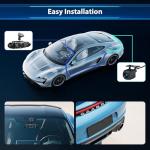 Dash Cam 4 Channel 360° Coverage - Front 4K + Triple 1080P HD Car Camera Built-in WiFi Car Camera with App, G-Sensor/Night Vision/Parking Mode/Loop Recording Free 64GB SD Card