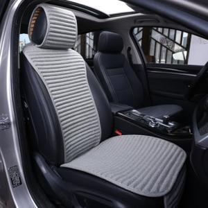 Suninbox Car Seat Covers Buckwheat Hull Universal Car Seat Covers,Bottom Seat Covers for Cars,Truck Seat Covers,Car Seat Cushion Protector Mats Pad,Gray Front Seat