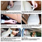 Suninbox Car Seat Covers Buckwheat Hull Universal Car Seat Covers,Bottom Seat Covers for Cars,Truck Seat Covers,Car Seat Cushion Protector Mats Pad,Gray Front Seat