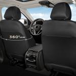 Coverado 59007 Car Seat Cover, Car Seat Covers Front Seats, Waterproof Car Seat Covers, Front Seat Covers Faux Leather Driver Car Seat Protector Fit for Most Cars Trucks SUV, Black&White