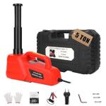 ROGTZ Electric Hydraulic Car Jack Kit 5 Ton 12V Ultra-Portable Auto Car Lift with 17.7 Inch Range for SUV Sedan Truck Repair Floor Jack for Tire Change Lightweight for Easy Storage