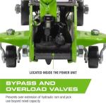 ARCAN 2-Ton Steel Low Profile Compact Floor Jack, Model A20013