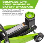 ARCAN 2-Ton Steel Low Profile Compact Floor Jack, Model A20013