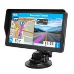 9" GPS Navigator for Car Truck RV, GPS Navigation System with 2026 Maps Free Lifetime Updates, Custom Truck Routing, Speed Camera Alerts, Day/Night Mode (Blue)