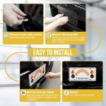 Eozvou No Drill License Plate Frame Compatible with Mazda CX-90 2024-2024 Tow Hook License Plate Holder with Anti-Theft Mounting Screws