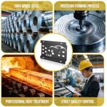 Eozvou No Drill License Plate Frame Compatible with Mazda CX-90 2024-2024 Tow Hook License Plate Holder with Anti-Theft Mounting Screws