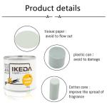 Ikeda Scents Car Air Freshener: Vanilla Scents | Car Fresheners | Strong Fragrance | Smoke Smell Remover | Liquid Cans Freshener | For Auto Home | 120g | 1 pack