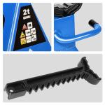 DNA Motoring 2 Ton Car Jack and Stands Kit 2T(4000 lbs) Capacity Low Profile Hydraulic Trolley Service/Floor Jack with 2 Ratchet Stands Combo for Home Garage Shop, Blue, TOOLS-00476