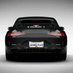 Black Leopard Print License Plate Frames - 2 Pack Animal Cheetah Print License Plate Holder Covers, Aluminum Metal Rust-Proof Waterproof Car Tag Frame with Screws Fasteners Caps