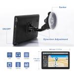 GPS Navigator for Car, 2026 Map 7 inch Touch Screen Car GPS 256-16GB,Voice Turn Direction Guidance, Support Speed and Red Light Warning, North America Lifetime map Free Update Truck(Green)