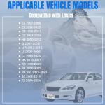 Gwaelne Front License Plate Frames Compatible with Lexus ES/GS/GX/HS/is/LFA/LS/LX/NX/RX/RX 350/SC/TX, Grille Mount Tag Holder for License Plate, No Drill Durable License Plate Mounting Bracket