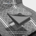 Road Comforts Baja Blanket Seat Covers Gray Diamond Bucket Seat Covers Low Back - Jacquard Fabric, Airbag Compatible, Universal Fit for Cars, Trucks, SUVs, and Vans