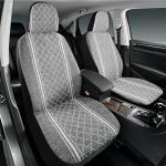 Road Comforts Baja Blanket Seat Covers Gray Diamond Bucket Seat Covers Low Back - Jacquard Fabric, Airbag Compatible, Universal Fit for Cars, Trucks, SUVs, and Vans